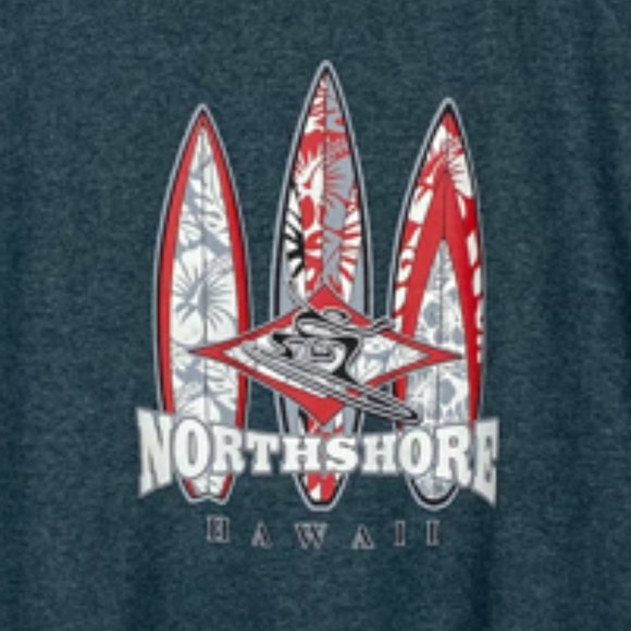 Anvil North Shore Graphic Short Sleeve T-Shirt - Picture 2 of 5